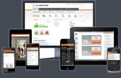 Smart home security system monitors