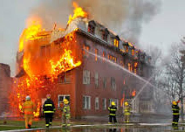 Fire detection at business